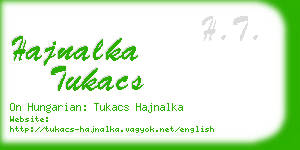 hajnalka tukacs business card